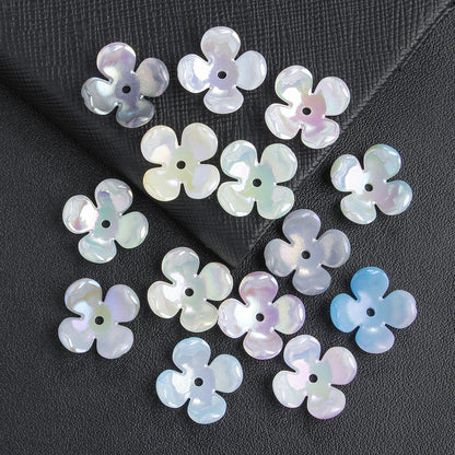 50pcs Four Petal Receptacle Beads