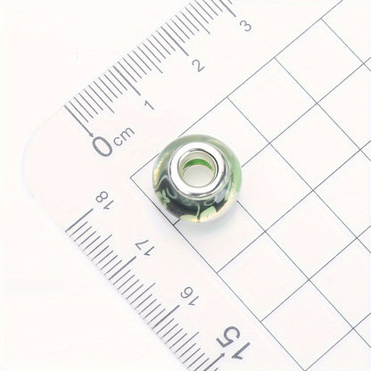 Gradient Watercolor Halo Acrylic Round Beads