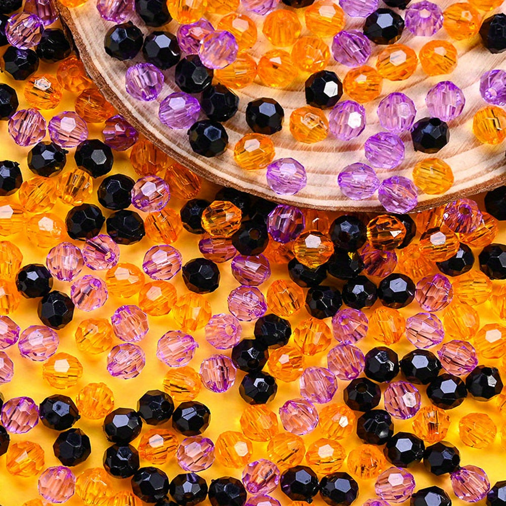 Halloween Multifaceted Acrylic Beads