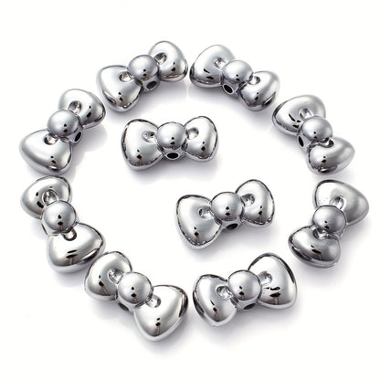 15x26mm Christmas Bowknot Spacer Beads
