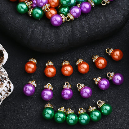 20pcs/set Halloween Christmas Imitation Pearl Pendant Beads