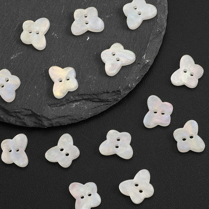 13mm AB Colorful Butterfly Resin Button Beads