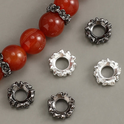 Vibrant Gradient Glass Round Spacer Beads