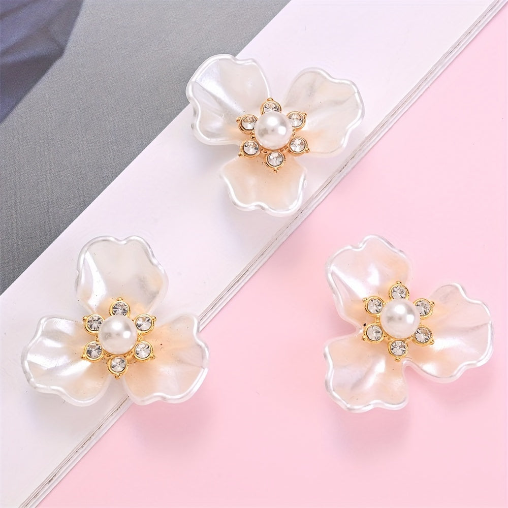 30g Mix Varieties Flower Leaf Colorful AB Acrylic Beads