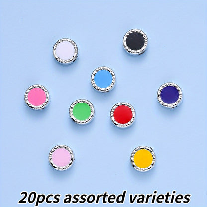 12×12.6mm CCB Flat Round Beads
