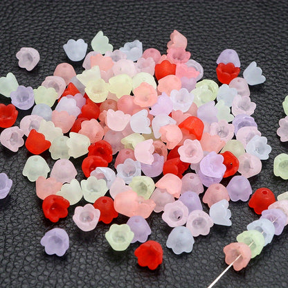 Assorted Colourful Square Wooden Spacer Beads