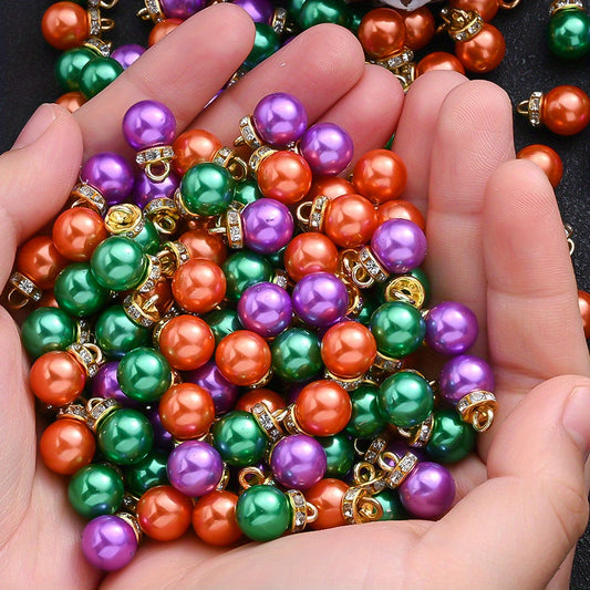 30pcs/set Halloween Christmas Imitation Pearl Pendant Beads