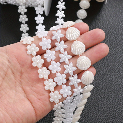 2M Faux Pearl Shell Garland Strand