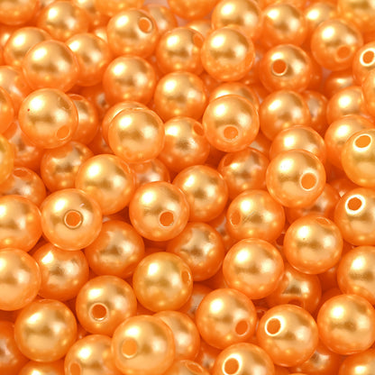 Multicolored Flat Geometric Acrylic Big Hole Beads