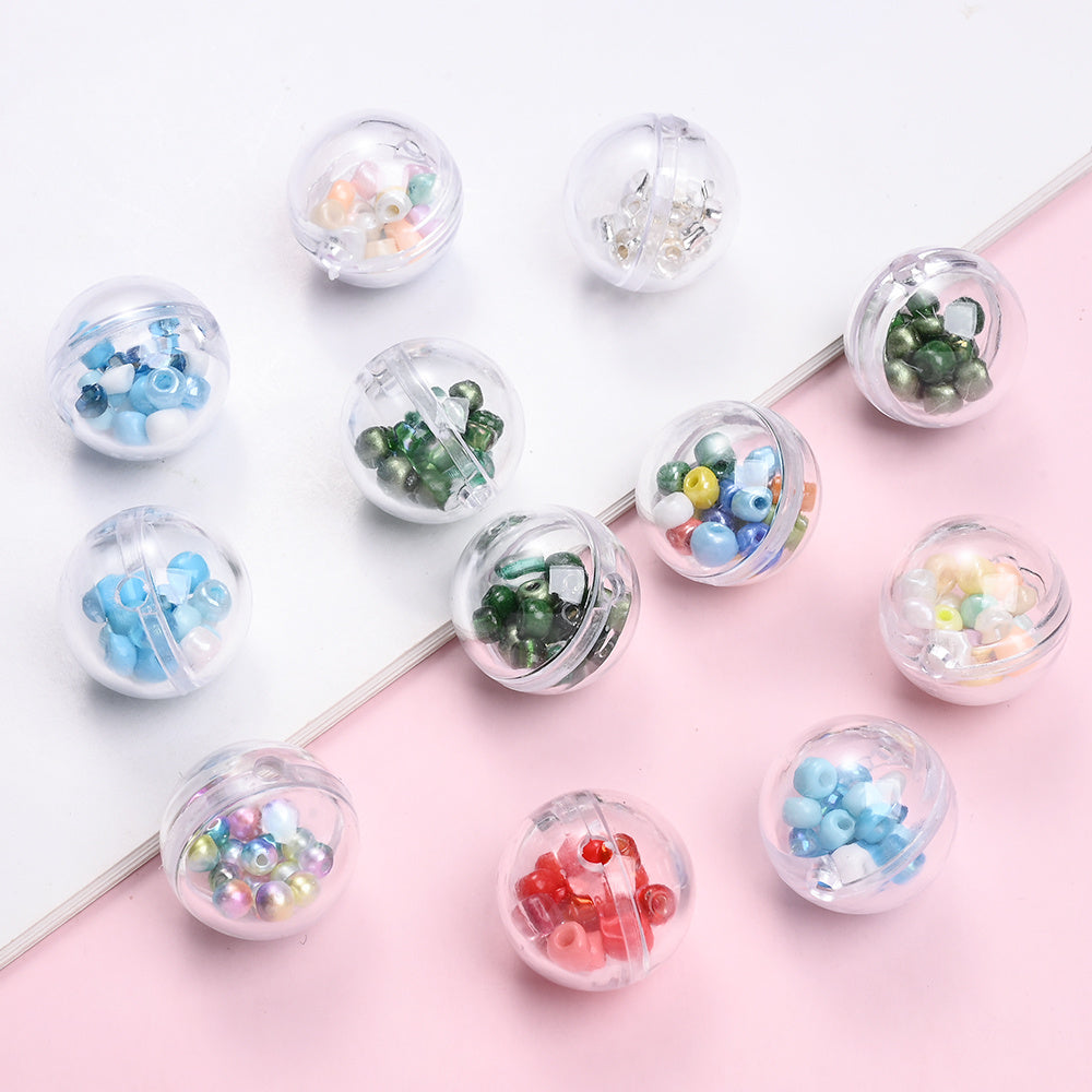 5pcs 20mm Transparent Acrylic Ball Beads