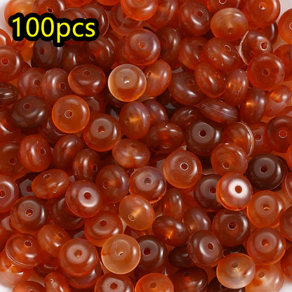 Yellow Lemon Acrylic Beads