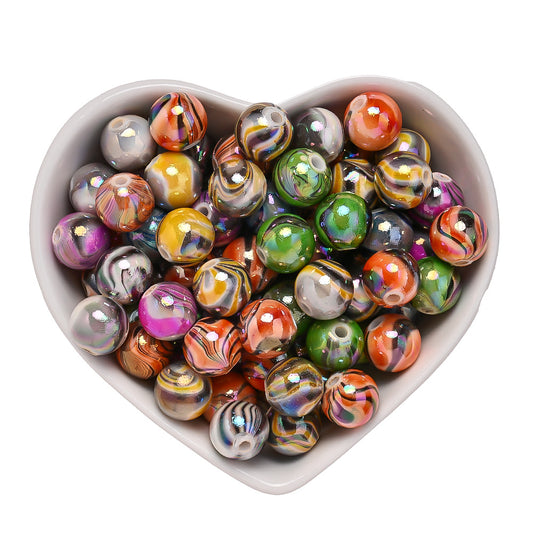 Shiny Rhinestone Metal Spacer Beads