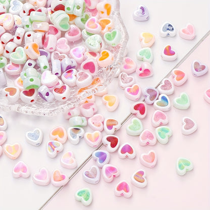 Acrylic Jelly Color Flower Shape Beads