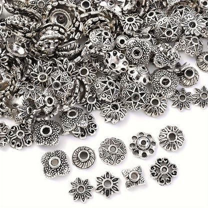 Mixed Flower Bead Caps