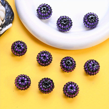 20mm Halloween Rhinestone Ball Beads