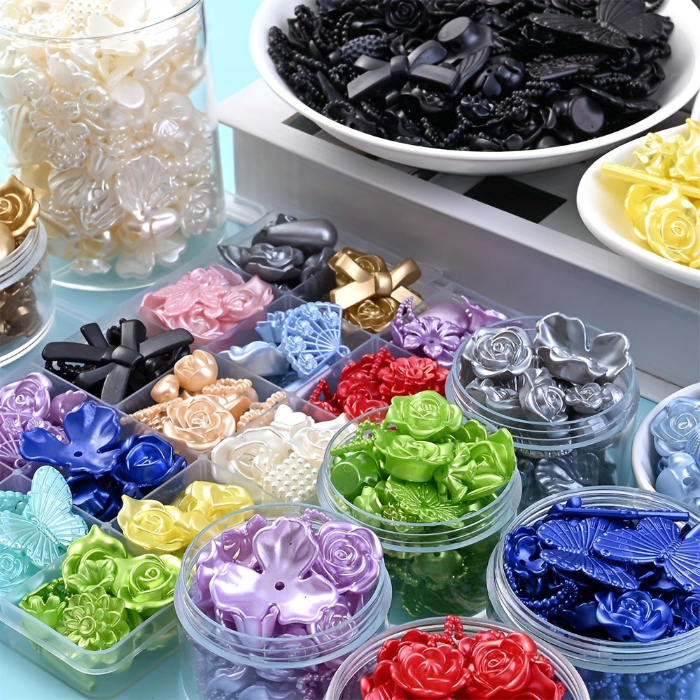 Merry Christmas Laser Color Snowflake Christmas Tree Acrylic Beads