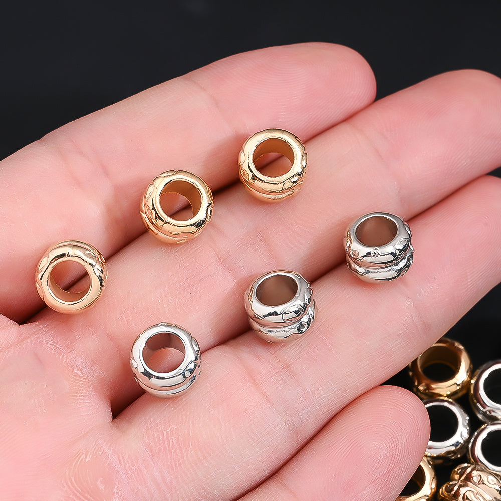 Double Layer Cylinder Spacer Beads