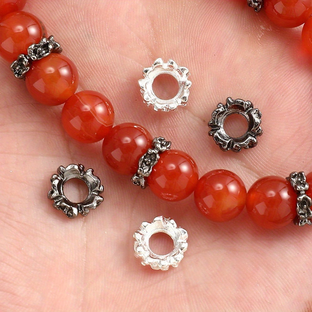 Vibrant Gradient Glass Round Spacer Beads