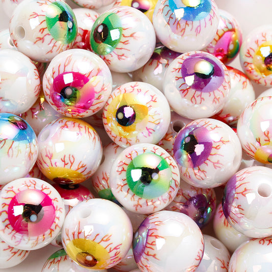 Spooky Eyeball Acrylic Beads