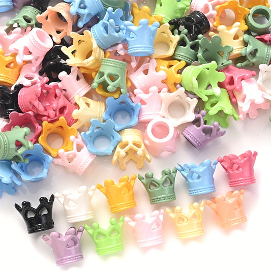 10pcs Small Crown Decorative Beads
