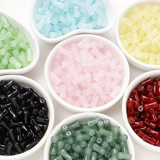 50pcs Glaze Bamboo Joint Beads