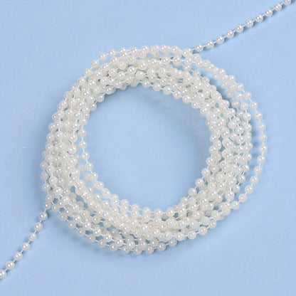 Ivory White Imitation Pearl Round Beads