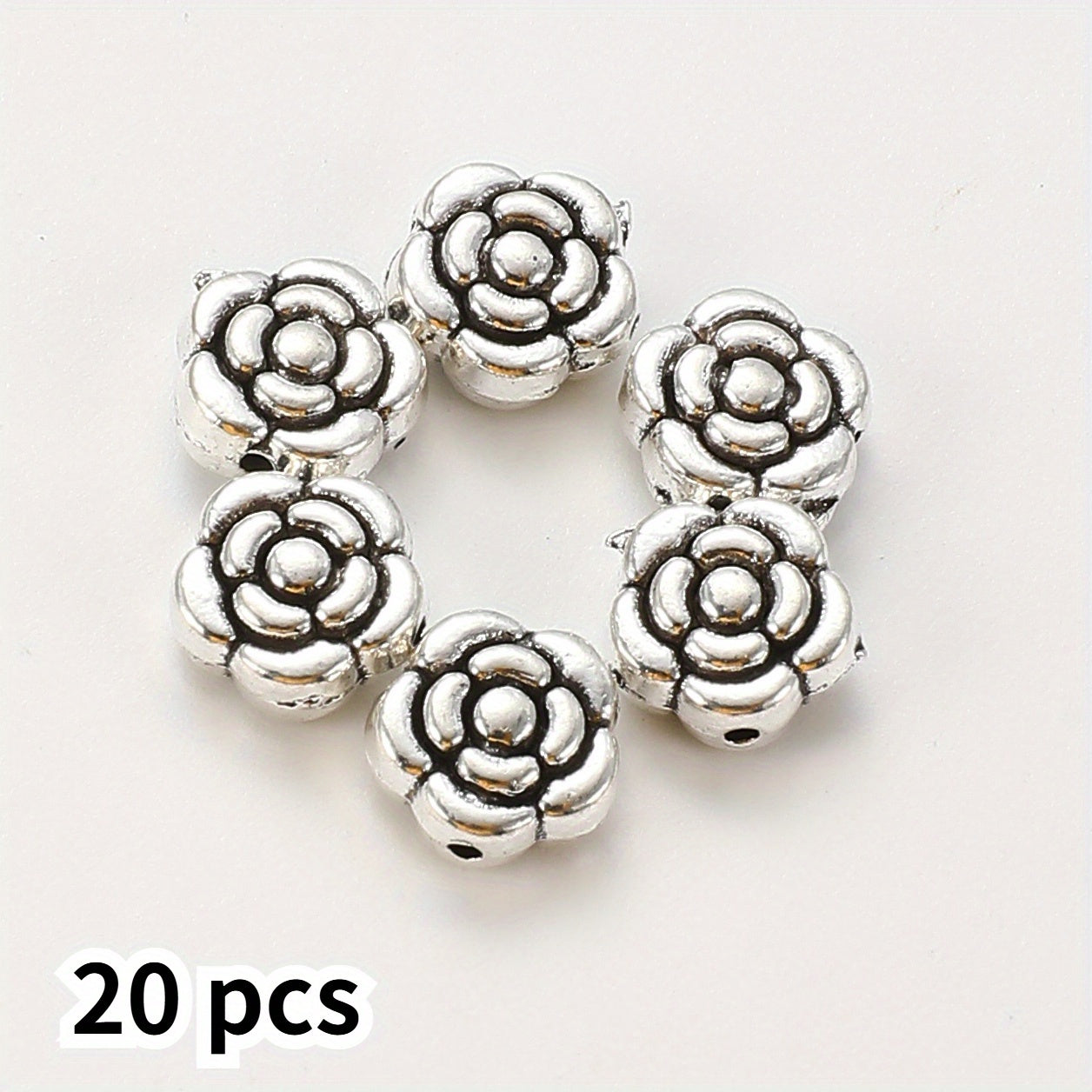 Sparkling Acrylic Snowflake Beads