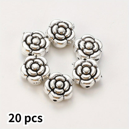 Sparkling Acrylic Snowflake Beads