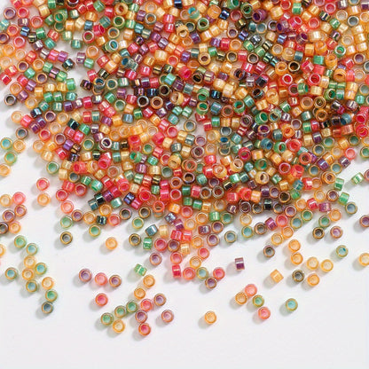 2.5mm Antique Golden Glass Rice Beads
