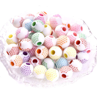 50pcs 39 Styles Mixed Sports Ball Beads