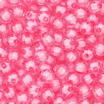 8/10mm Acrylic Pumpkin Beads