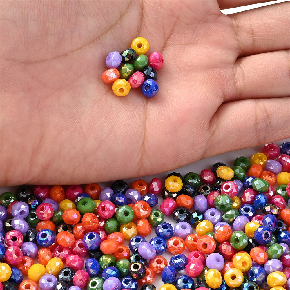 Gradient Shiny Mushroom Flatback Beads