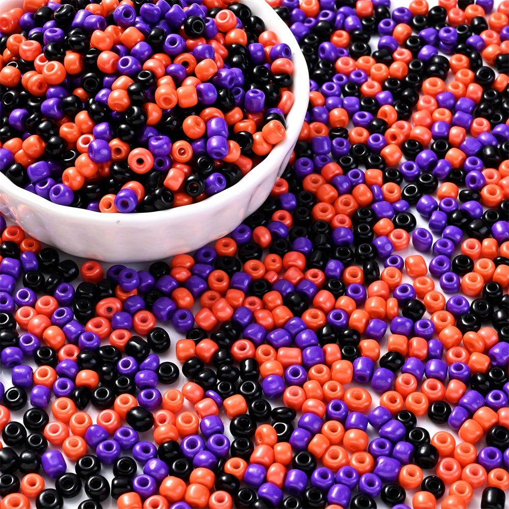 Halloween Color Mix Acrylic Loose Spacer Beads