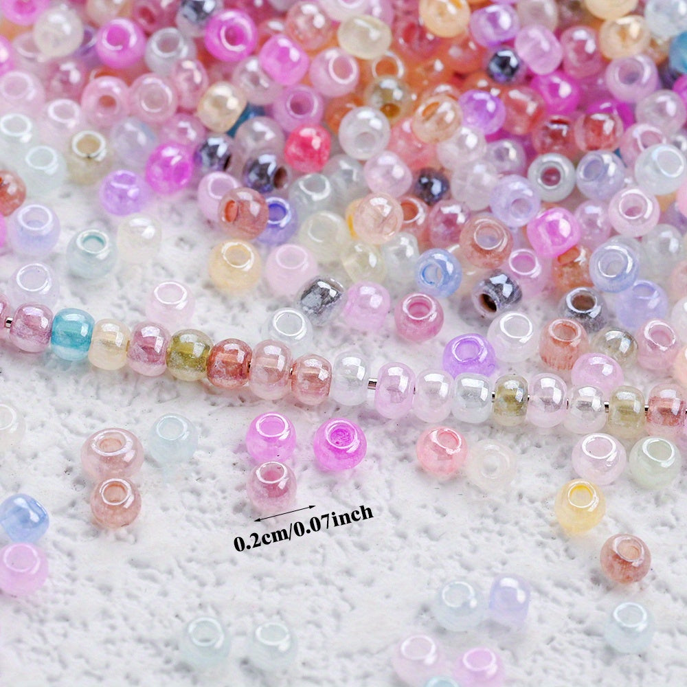 Bohemia Style Big Hole Acrylic Spacer Beads