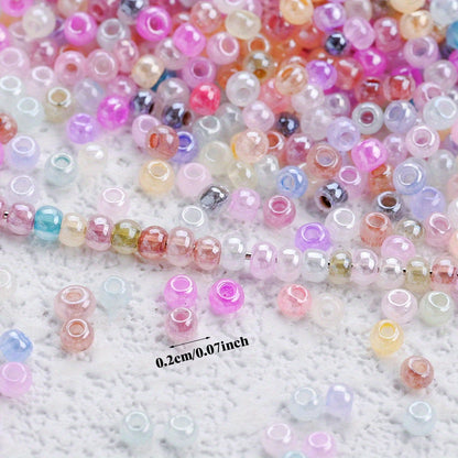 Bohemia Style Big Hole Acrylic Spacer Beads