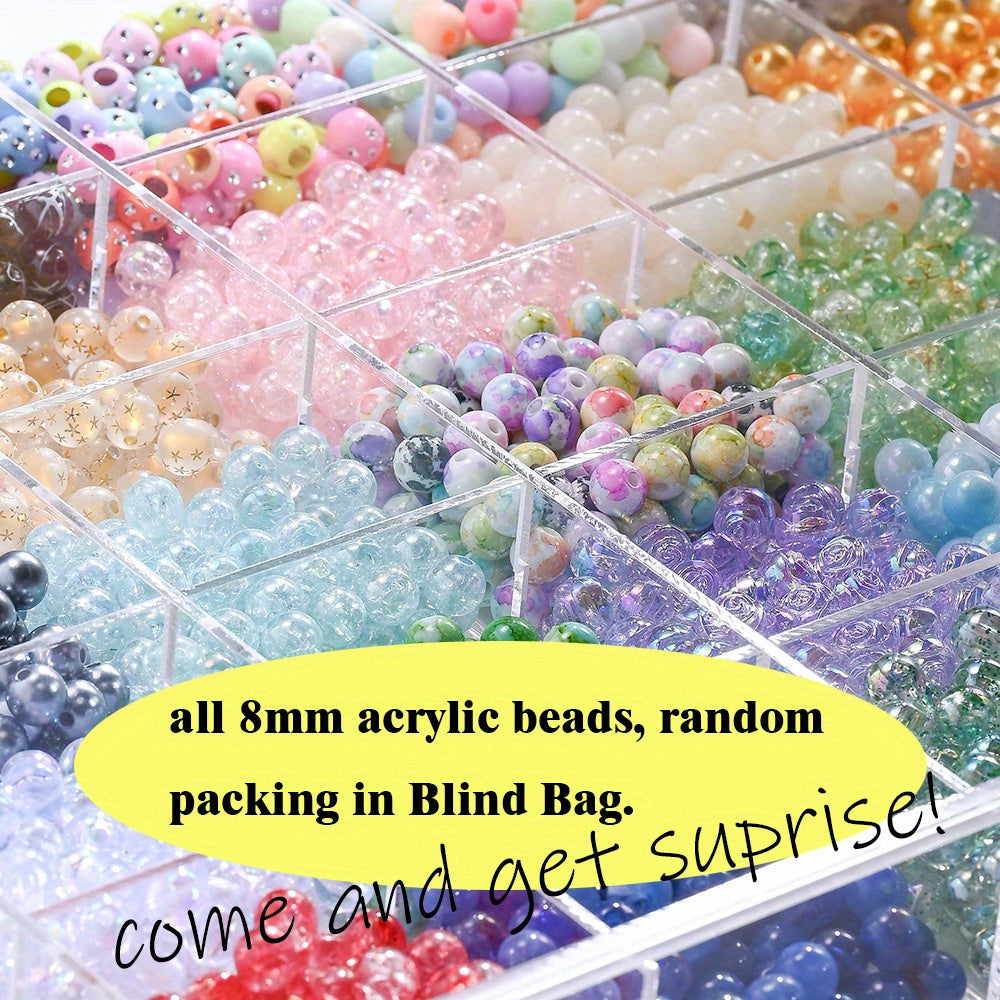 8mm Acrylic Beads Blind Bag Set