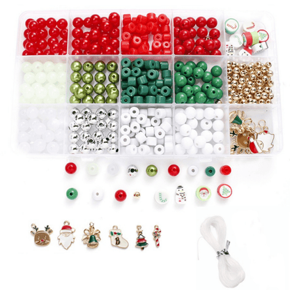 15-Grid Christmas DIY Jewelry Making Kit