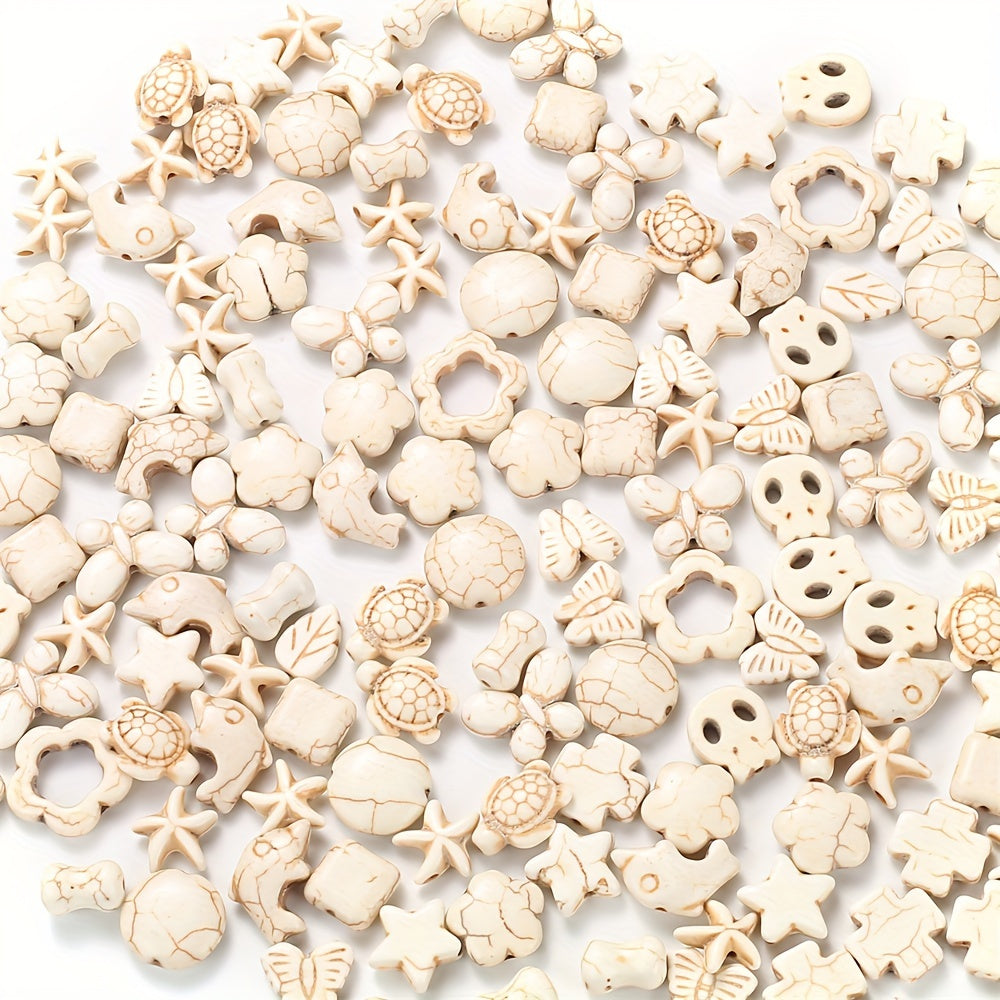 30g Natural Turquoise Beads Assortment