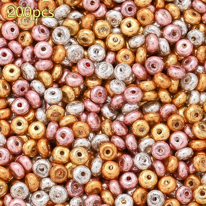 Transparent Alphabet Acrylic Beads