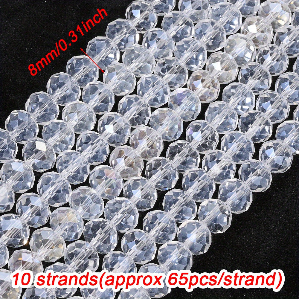 Resin AB Shiny Rhinestone Spacer Beads
