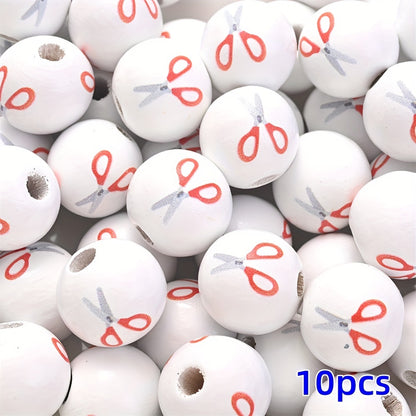 Cartoon Rabbit Cute Downy Animal Pendant Beads