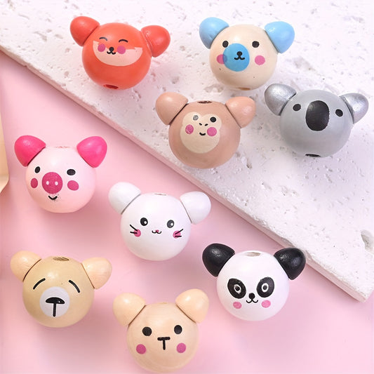 10pcs 20x27mm Cute Animal Focal Beads