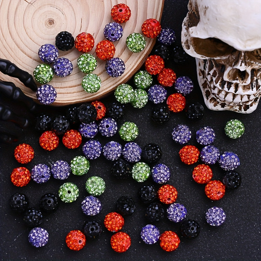 Halloween Disco Ball Acrylic Beads