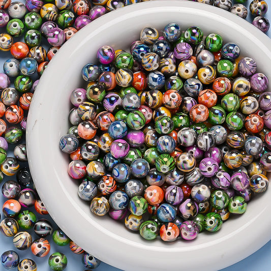 Shiny Rhinestone Metal Spacer Beads