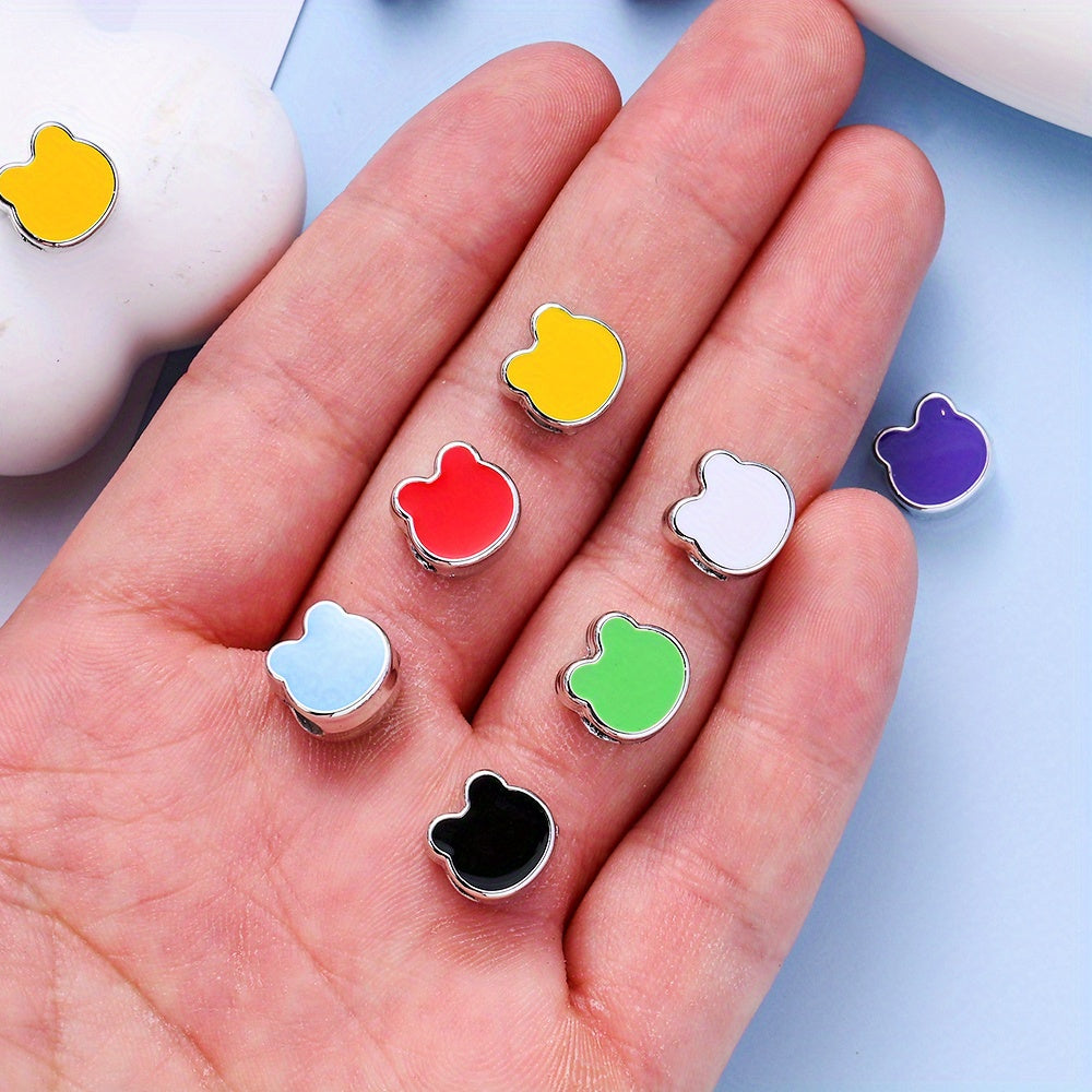 10x10mm Bear-Shaped Spacer Beads