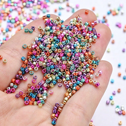 2000/3000pcs 2mm Glass Seed Beads