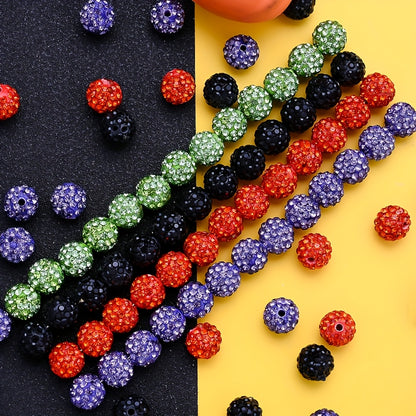 Halloween Disco Ball Acrylic Beads