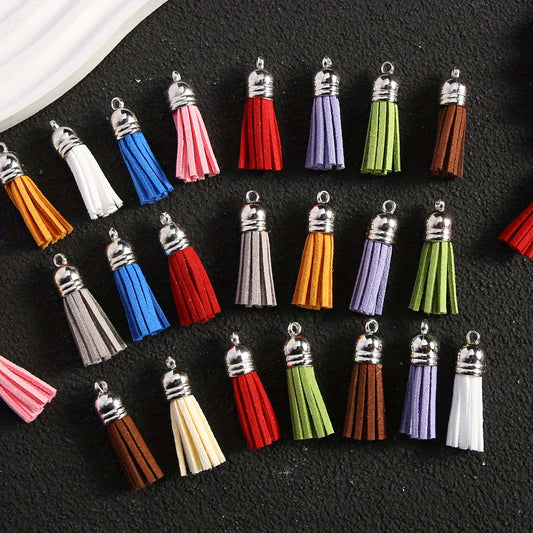 30pcs 36mm Colorful Tassel Charms