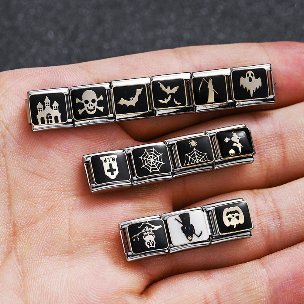 Halloween Themed Alloy Beads