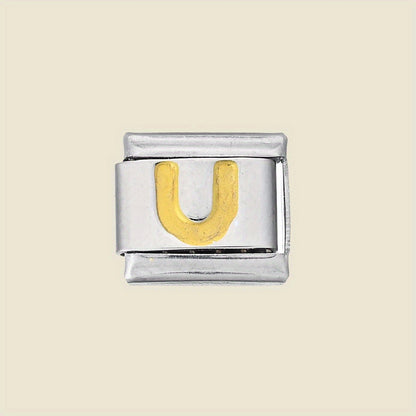 1pc 9x10mm A-Z Letter Link Module Bead